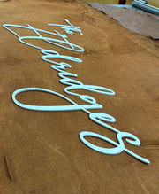 Handcrafted Personalized Laser Engraved Wooden Sign