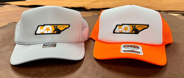 Tennessee Themed Foam Trucker Hat | Tristar Bear Mountains Foam Cap | Woven Patch Trucker Hat Tennessee