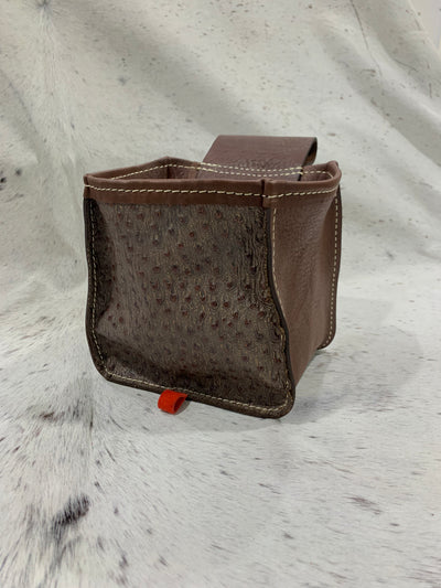 Ostrich Shotgun Shell Bag With Belt Loop