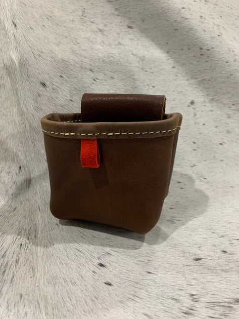 Small Leather Shotgun Shell Bag with Belt Loop – NDesignsLeather