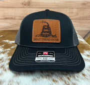 Don't Tread On Me Leather Patch Hat
