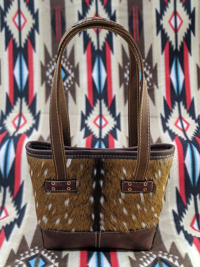 "The Britt" Axis Hide Leather Tote