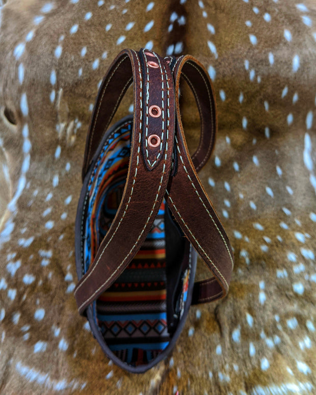 "Kristi Arizona Aztec" Leather Purse