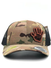 Jeep Wave Leather Patch on hat - 4 colors to choose from!