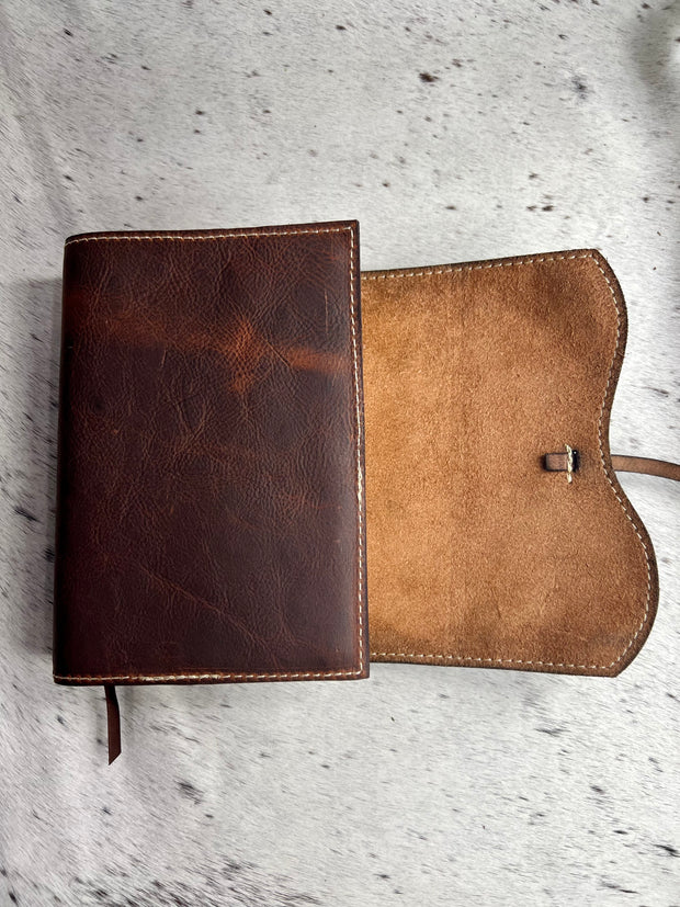 Wrapped Leather Bible Cover